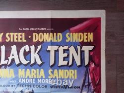 The Black Tent 1956 British Quad Poster Anthony Steel Donald Sinden Andre Morell