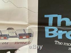 The Blues Brothers Original UK British Quad First Release Film Poster (1980)