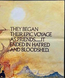 The Bounty Original Quad Movie Poster Mel Gibson Brian Bysouth 1984