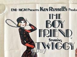 The Boy Friend Original Style B Movie Quad Film Poster 1971 Twiggy Ken Russell