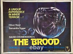 The Brood Original Quad Movie Cinema Poster David Cronenberg Oliver Reed 1979