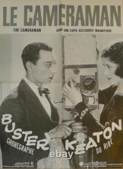 The Cameraman Buster Keaton / Comedy Reissue Medium French Movie Poster