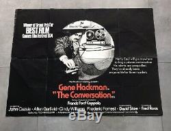 The Conversation Original Movie Film Poster Gene Hackman 1974 Quad