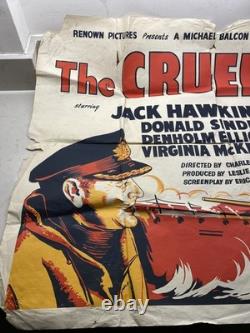 The Cruel Sea (1953) UK poster