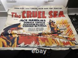 The Cruel Sea (1953) UK poster