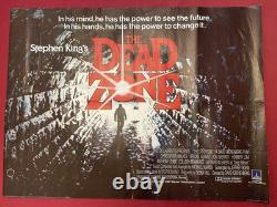 The Dead Zone Stephen King Uk Quad Movie Film Poster 1983 Sci- Fi Cult Vintage