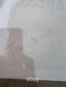 The Devils Ken Russell Quad Vintage Original Film Poster 1971 U. K. Rare