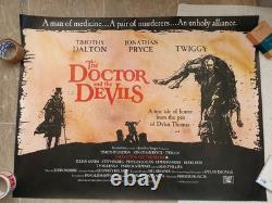 The Doctor And The Devils Unfolded 1985 British Quad Cult Freddie Francis Horror