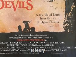 The Doctor And The Devils Unfolded 1985 British Quad Cult Freddie Francis Horror