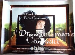 The Draughtsman's Contract Poster Quad BFI 40th Re-Release Peter Greenaway 2022