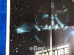The Empire Strikes Back Original USA Quad Movie Poster Advance One Sheet