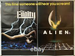 The Entity / Alien Double Bill Original UK Quad Film Poster 1982 30x40