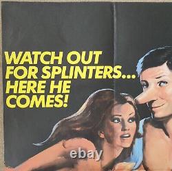 The Erotic Adventures of Pinnochio 1971 Original Quad Movie Poster