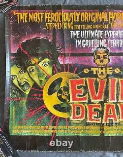 The Evil Dead 1981 Original Uk Quad Poster Graham Humphreys' Masterpiece
