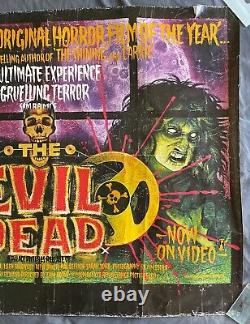 The Evil Dead 1981 Original Uk Quad Poster Graham Humphreys' Masterpiece