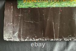 The Evil Dead 1981 Original Uk Quad Poster Graham Humphreys' Masterpiece