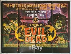 The Evil Dead Original UK British Quad Film Poster (1982) Graham Humphreys