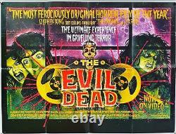 The Evil Dead Original UK British Quad Film Poster (1982) Graham Humphreys