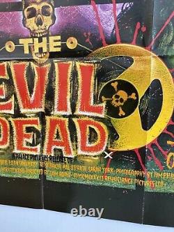 The Evil Dead Original UK British Quad Film Poster (1982) Graham Humphreys