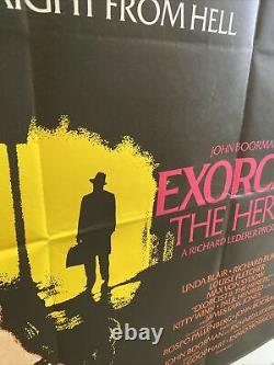 The Exorcist / The Exorcist II Double Bill UK Quad 30x40 Original Film Poster