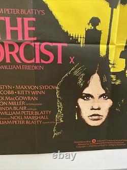 The Exorcist / The Exorcist II Double Bill UK Quad 30x40 Original Film Poster