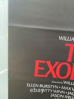The Exorcist / The Omen Double Bill UK Quad 30x40 Original Horror Film Poster