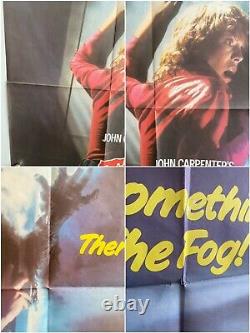 The FOG Original UK British Quad Film Poster (1980) John Carpenter 30x40