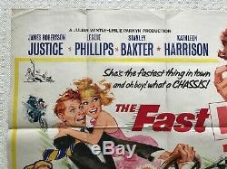 The Fast Lady Original Movie Quad Poster 1962 Julie Christie Fratini Art Bentley