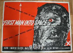 The First man into space Original UK Quad film poster