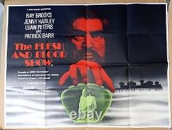 The Flesh And Blood Show (1972) Pete Walker Original UK Quad