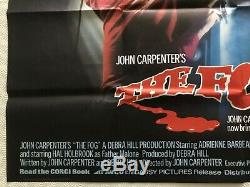 The Fog Original 1980 Movie Quad Poster John Carpenter Jamie Lee Curtis