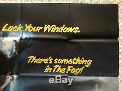 The Fog Original 1980 Movie Quad Poster John Carpenter Jamie Lee Curtis