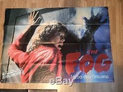 The Fog Original British Quad Cinema Movie Poster John Carpenter German