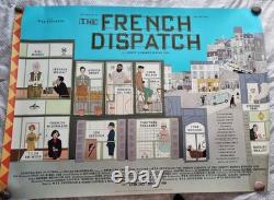 The French Dispatch Original Quad Cinema Poster 30 x 40