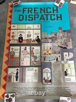 The French Dispatch cinema poster One Sheet movie film U. K