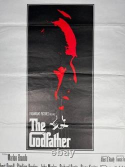 The Godfather (1972) Marlon Brando Original UK Quad Poster Al Pacino Coppola