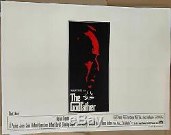 The Godfather Linen Backed UK Quad (1972) Original Film Poster