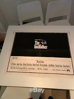 The Godfather Vintage Original Movie UK Crown Quad 1972 Very Rare
