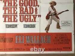 The Good, The Bad, The Ugly (1966), Original British Quad Movie Poster