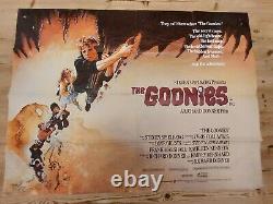 The Goonies 1985 Original Movie Poster 30x40 UK Quads Corey Feldman Sean Astin