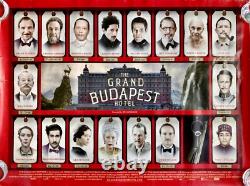 The Grand Budapest Hotel Original 2014 DS Movie Quad Poster Wes Anderson