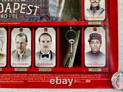 The Grand Budapest Hotel Original 2014 DS Movie Quad Poster Wes Anderson