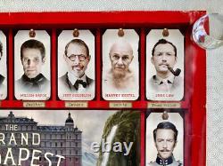 The Grand Budapest Hotel Original 2014 DS Movie Quad Poster Wes Anderson