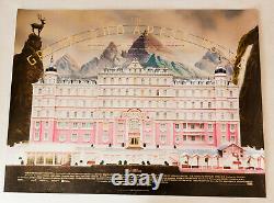 The Grand Budapest Hotel Original 2014 UK Quad Art Cult Fiennes Lea Seydoux film
