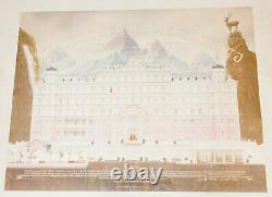 The Grand Budapest Hotel Original 2014 UK Quad Art Cult Fiennes Lea Seydoux film