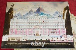 The Grand Budapest Hotel Original 2014 UK Quad film poster rolled Cinema comedy