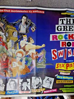 The Great Rock'n' Roll Swindle 1979 UK Quad Movie Poster Virgin Films