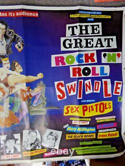 The Great Rock'n' Roll Swindle 1979 UK Quad Movie Poster Virgin Films