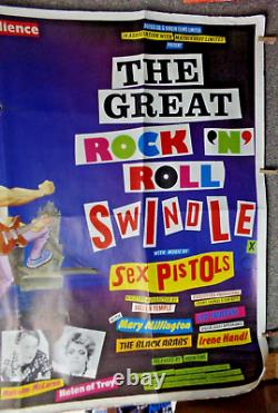 The Great Rock'n' Roll Swindle 1979 UK Quad Movie Poster Virgin Films