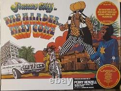 The Harder They Come original movie film poster British UK Quad 1970`s Reggae